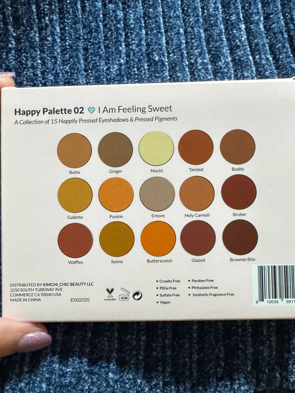 KimChi Chic Beauty I Am Feeling Sweet Eyeshadow Palette – 15 Shades